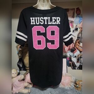 Rare Vintage Hustler's Hollywood Lingerie Fantasy Football Jersey
